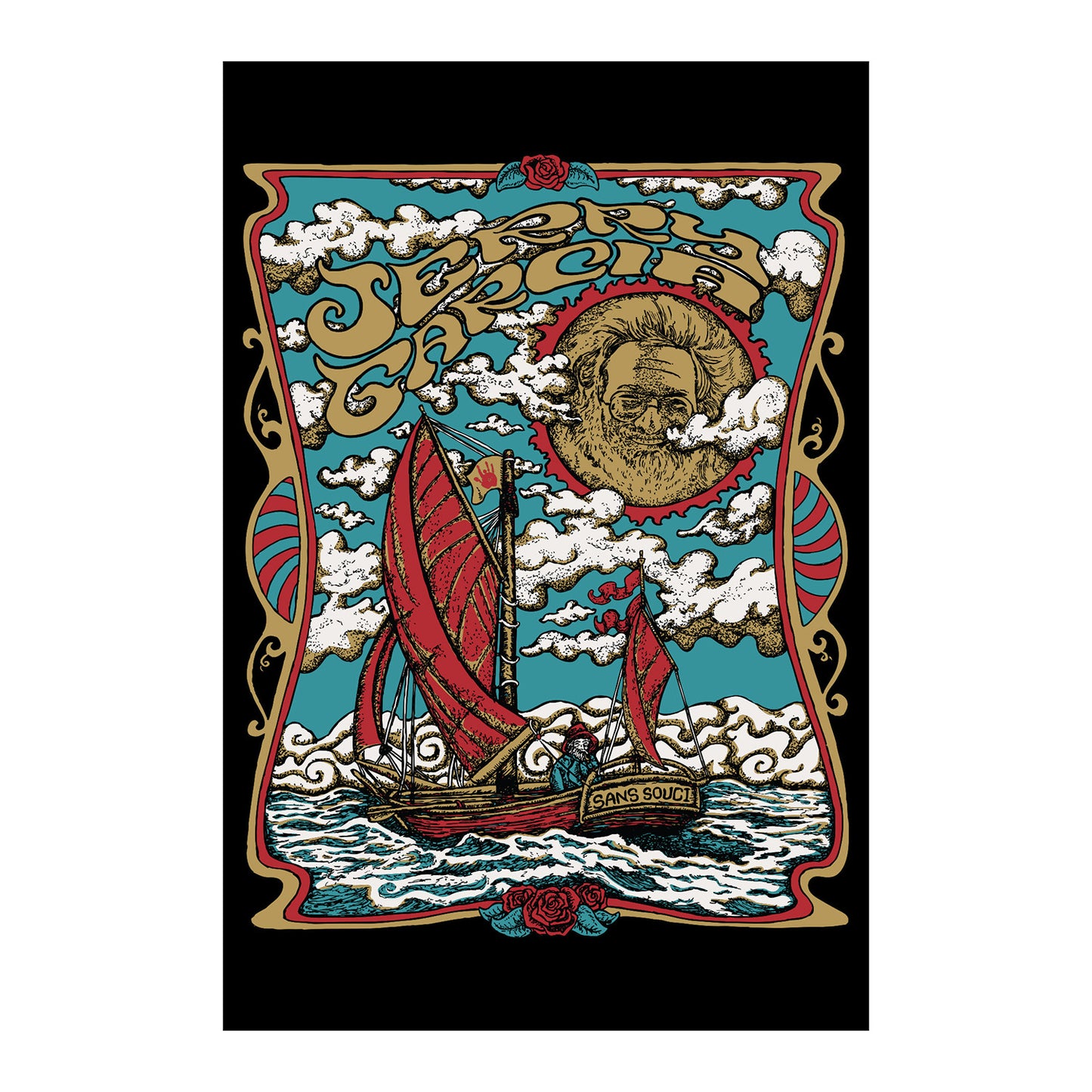Jerry Garcia Postcard Set 9 pack