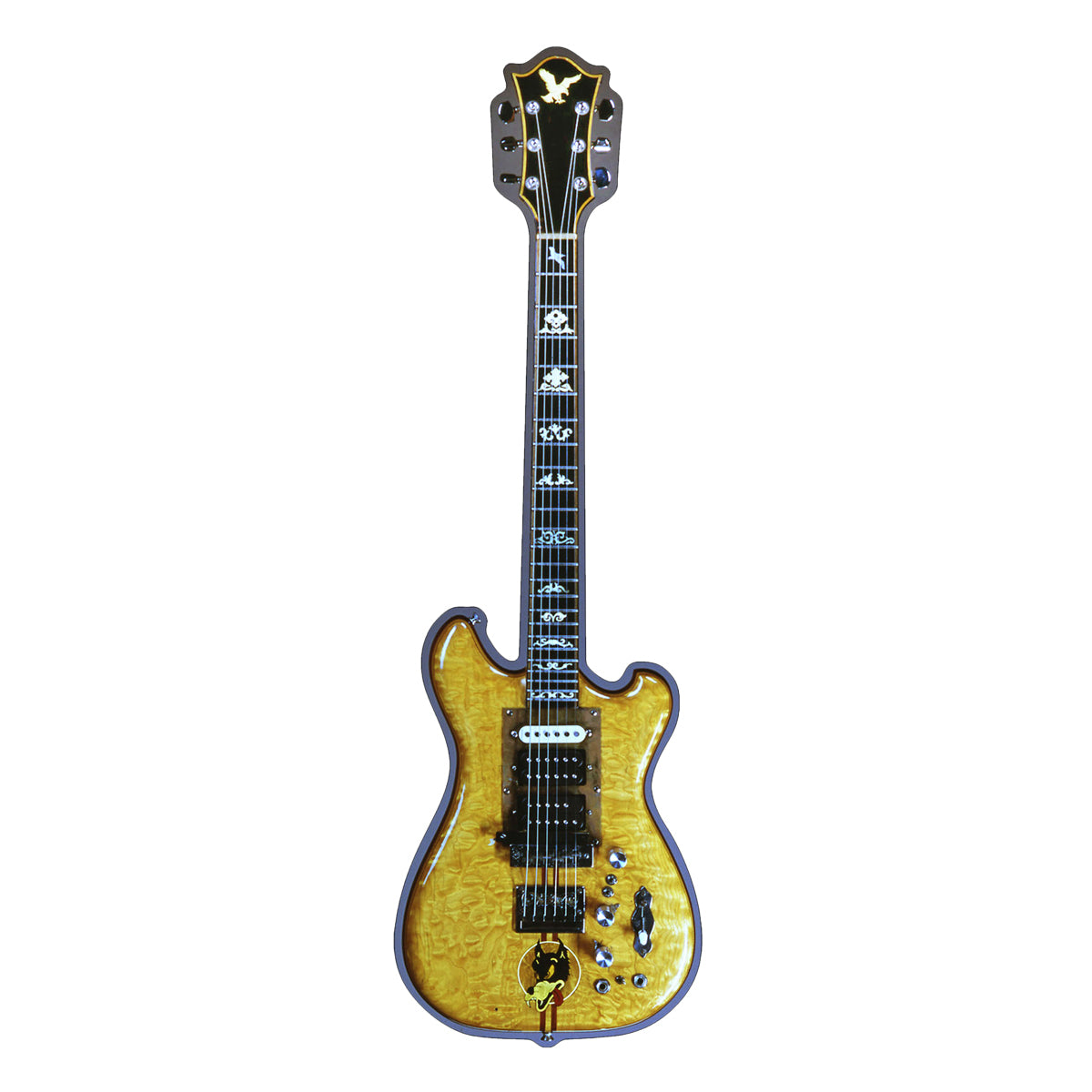 Jerry Garcia Wolf Guitar Acrylic Magnet