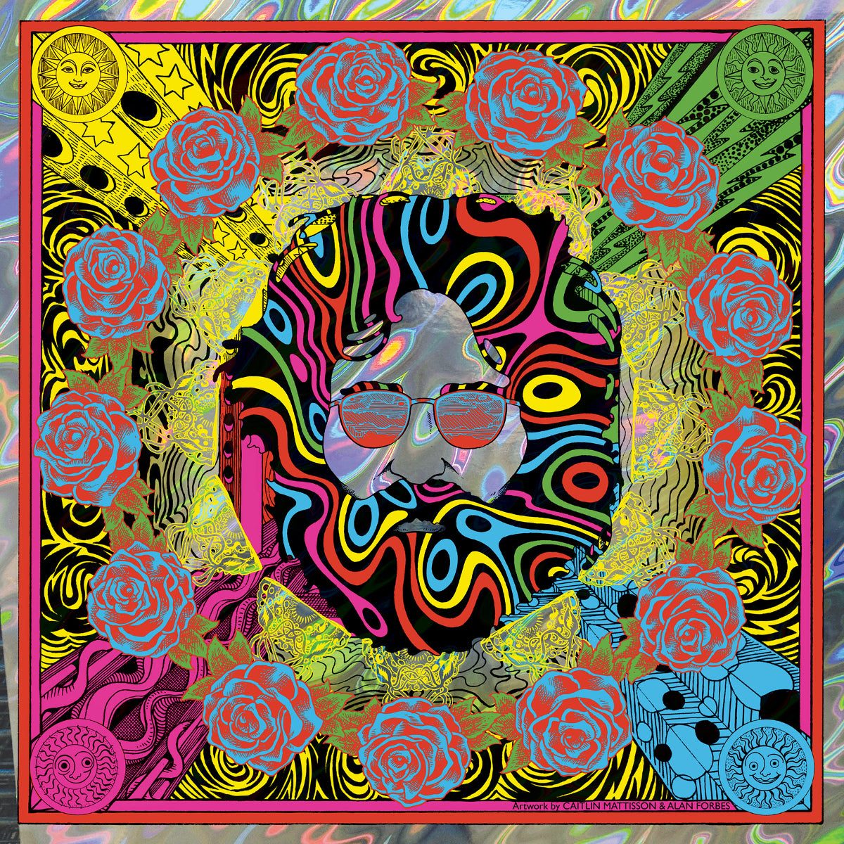 Bicycle Day 2018 (Lava Variant) Limited Edition Print by Caitlin Mattisson and Alan Forbes