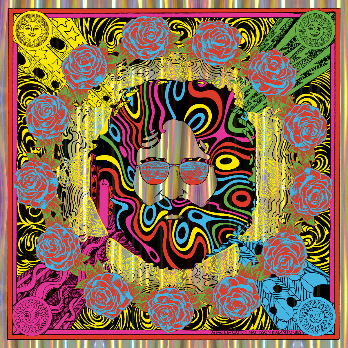 Bicycle Day 2018 (Pillars of Light Variant) Limited Edition Print by Caitlin Mattisson and Alan Forbes