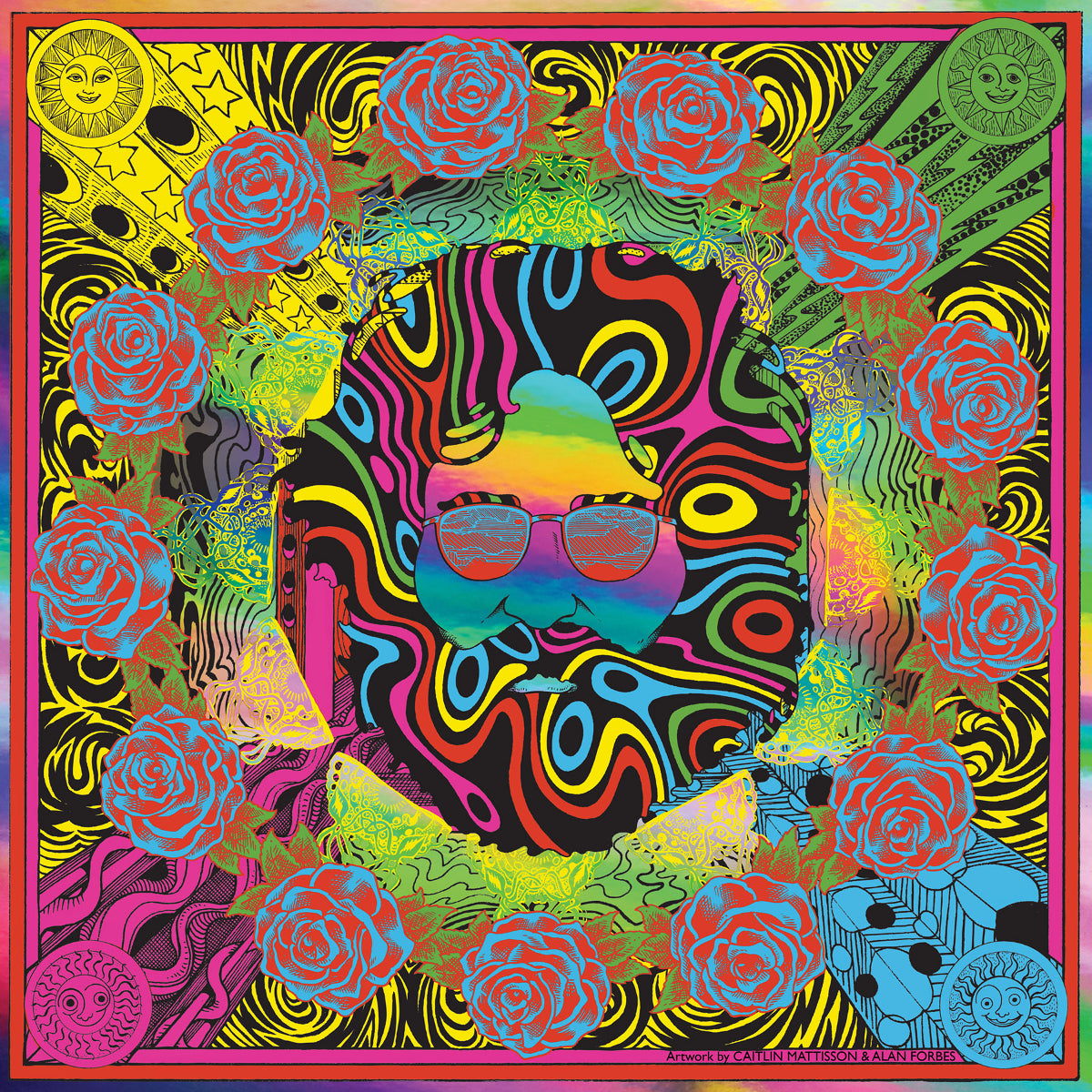 Bicycle Day 2018 (Rainbow Variant) Limited Edition Print by Caitlin Mattisson and Alan Forbes