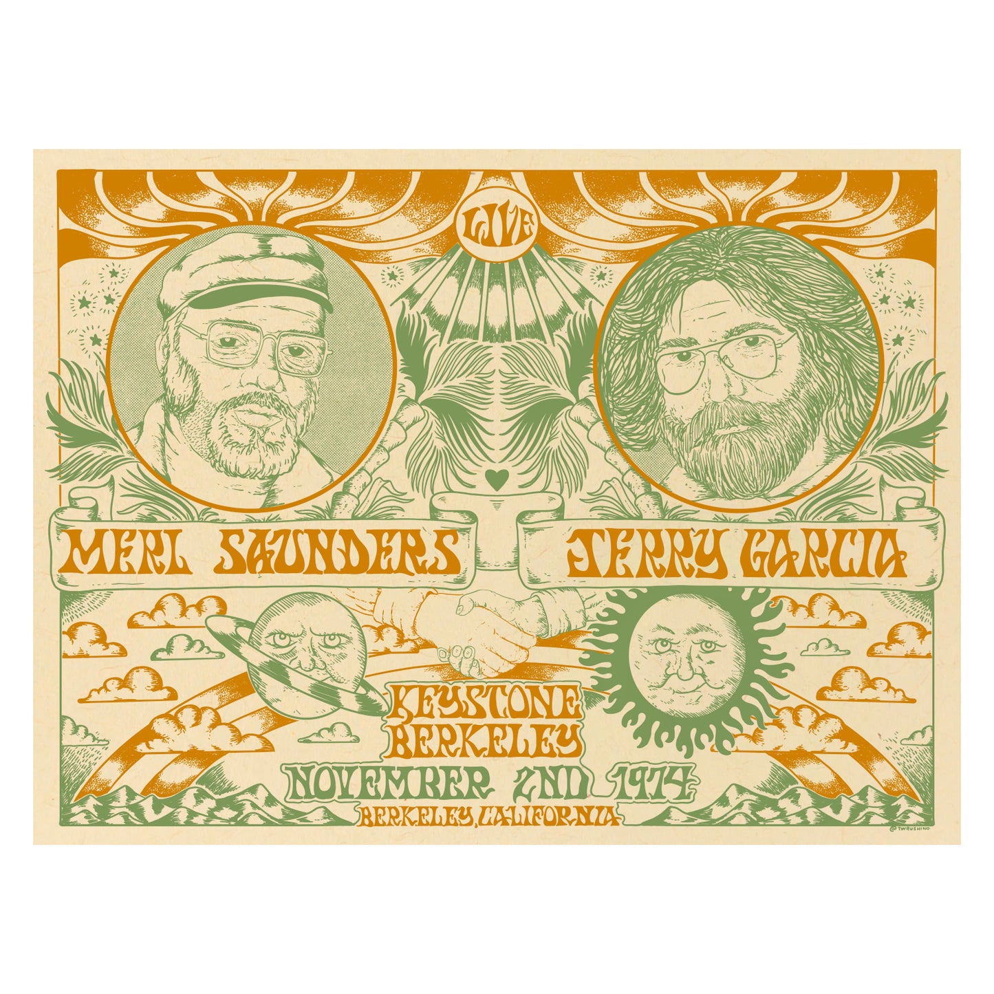 Jerry Garcia Band GarciaLive Volume 18 Poster