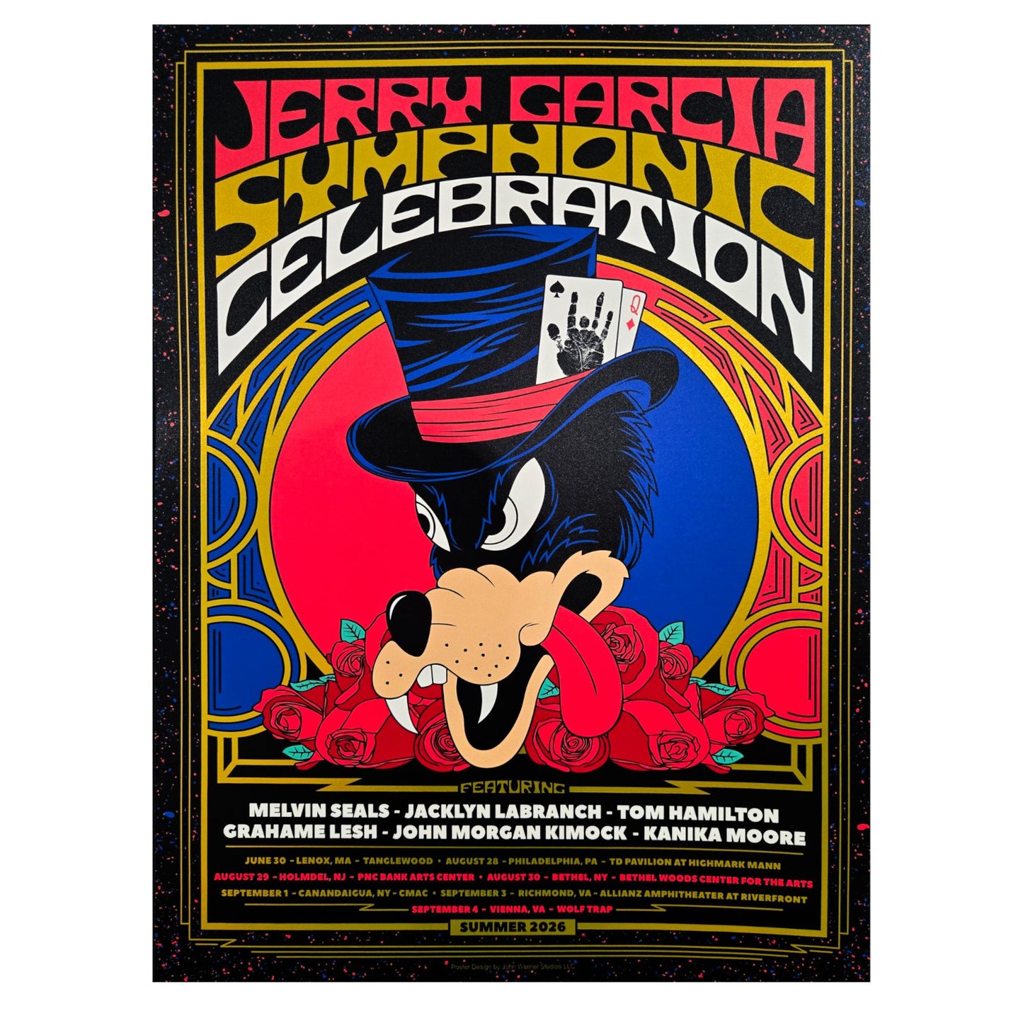 Jerry Garcia Symphonic Celebration 2026 Tour Poster