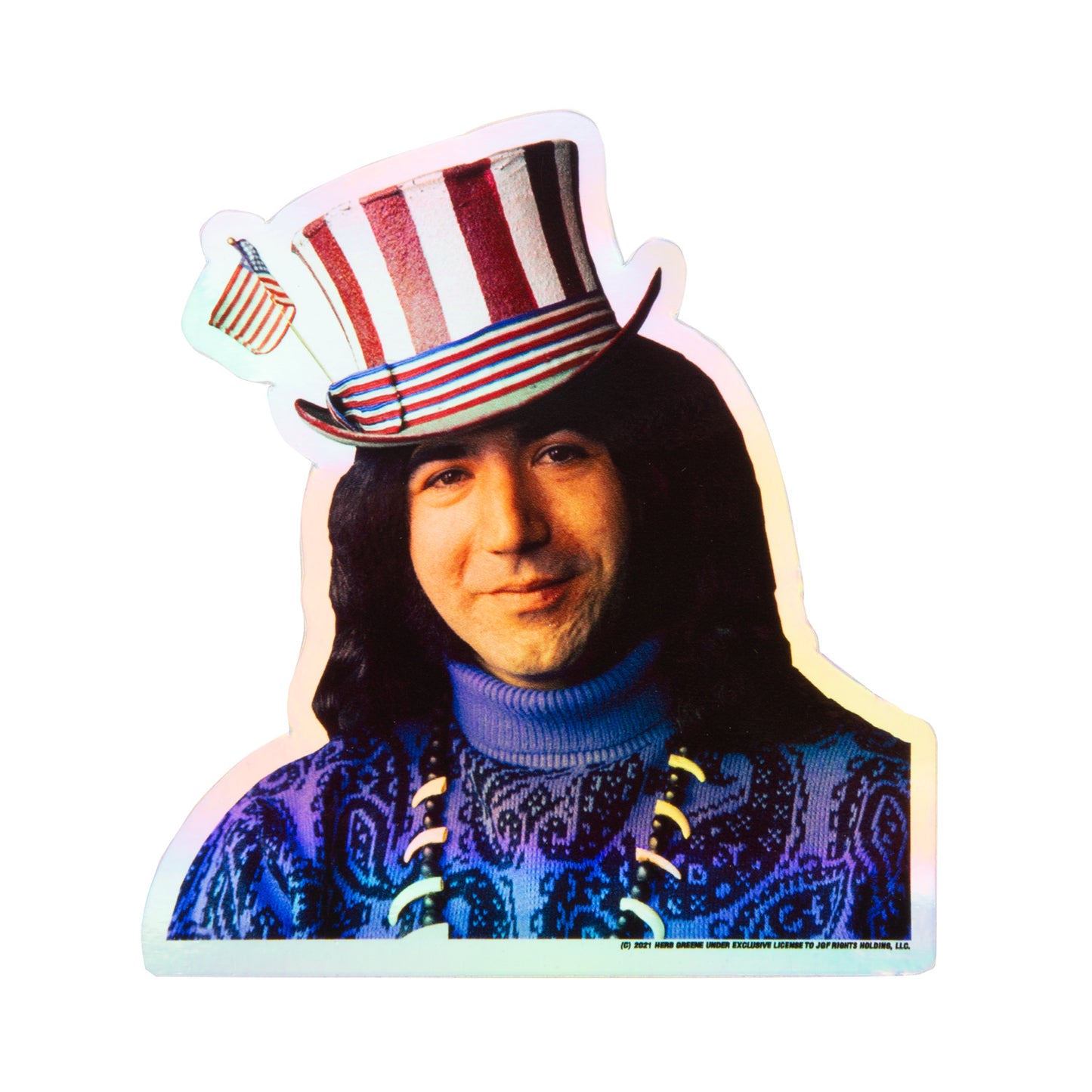 Captain Trips Holographic Sticker
