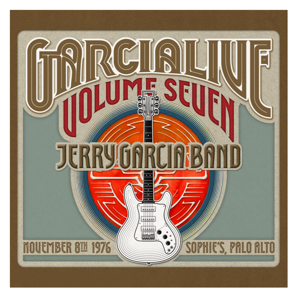 Jerry Garcia Band - GarciaLive Vol. 7: 11/8/76 2-CD Set or Digital