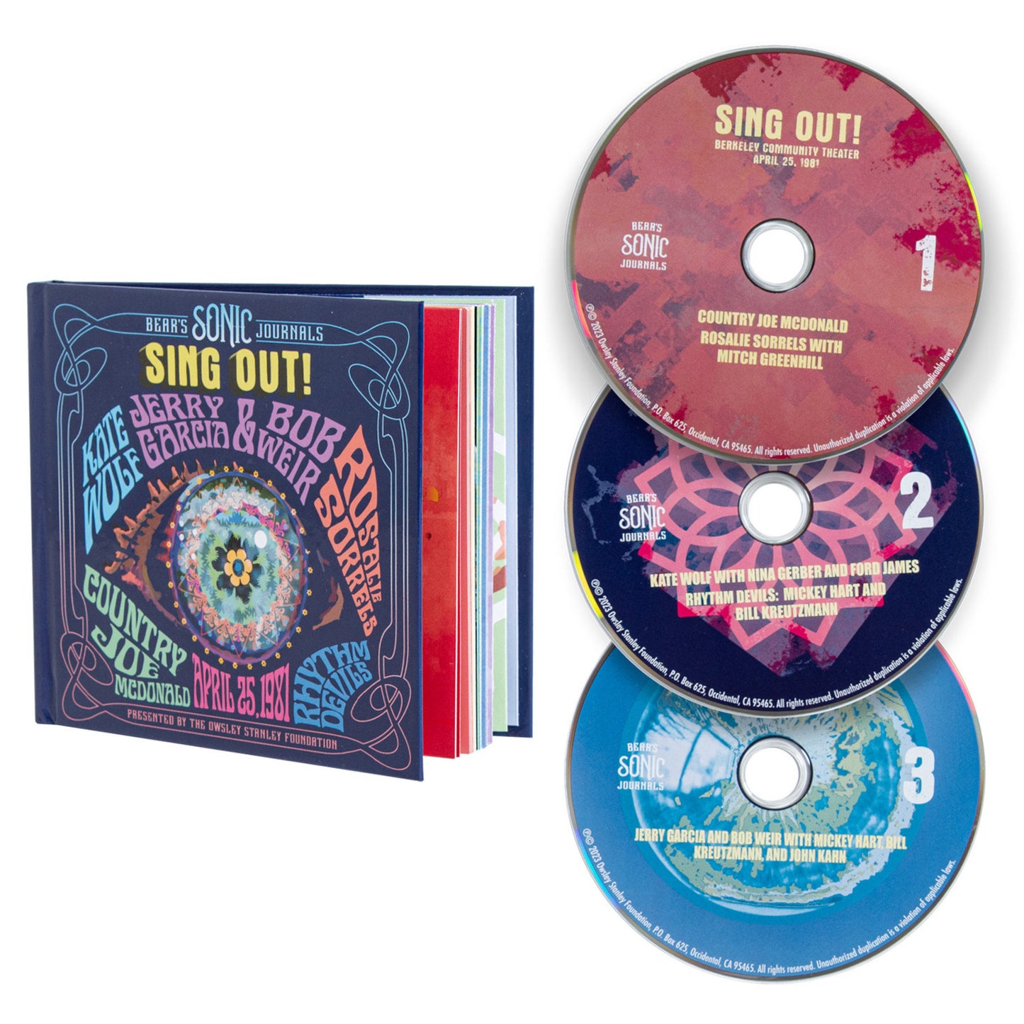 Bear's Sonic Journals: Sing Out! Berkeley Community Theater, 4/25/1981 (3-CD Set)