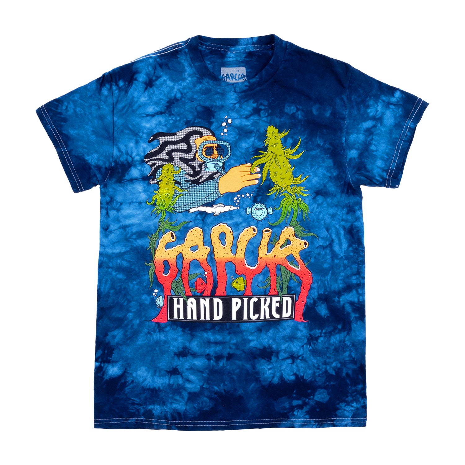 Garcia ジェリーガルシア タイダイT XL Garcia Hand Picked Scuba Jerry Tie-Dye T-Shirt – GFP – Garcia