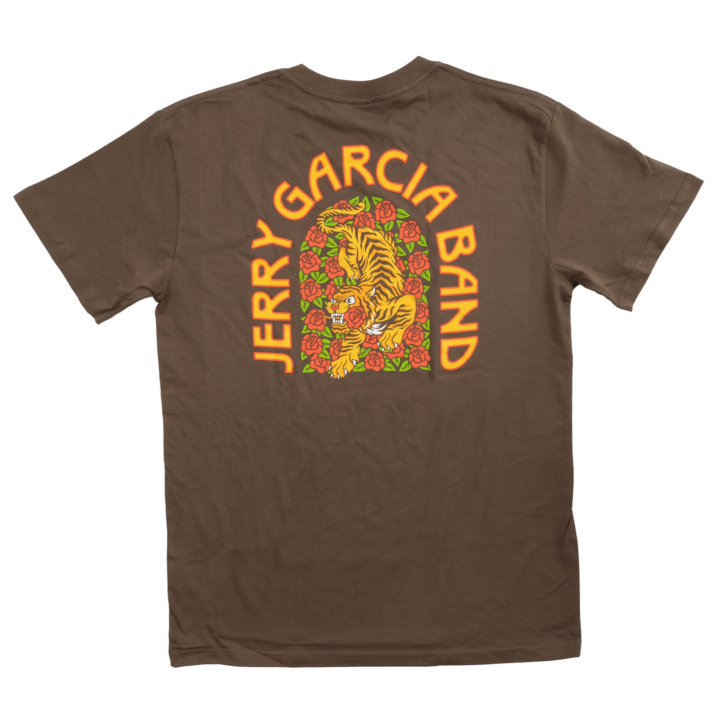 Jerry Garcia Band Tiger & Roses Organic T-Shirt