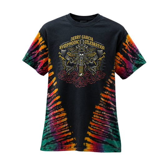 Jerry Garcia Symphonic Celebration 2026 Tour Tie-Dye T-Shirt