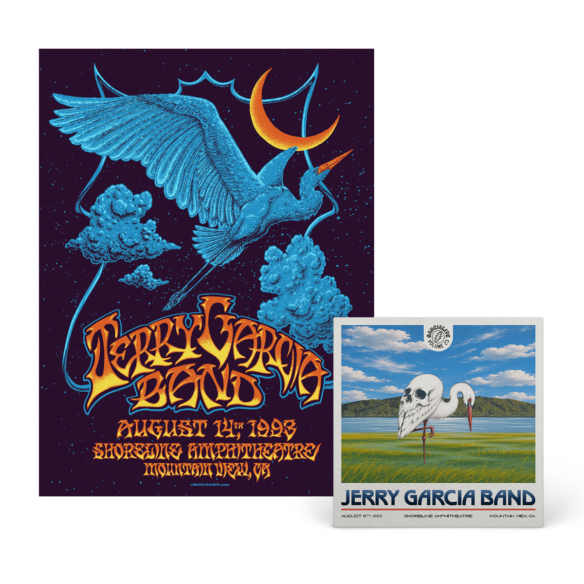 GarciaLive Volume 23: August 14th, 1993 Shoreline Amphitheatre - CD & Poster