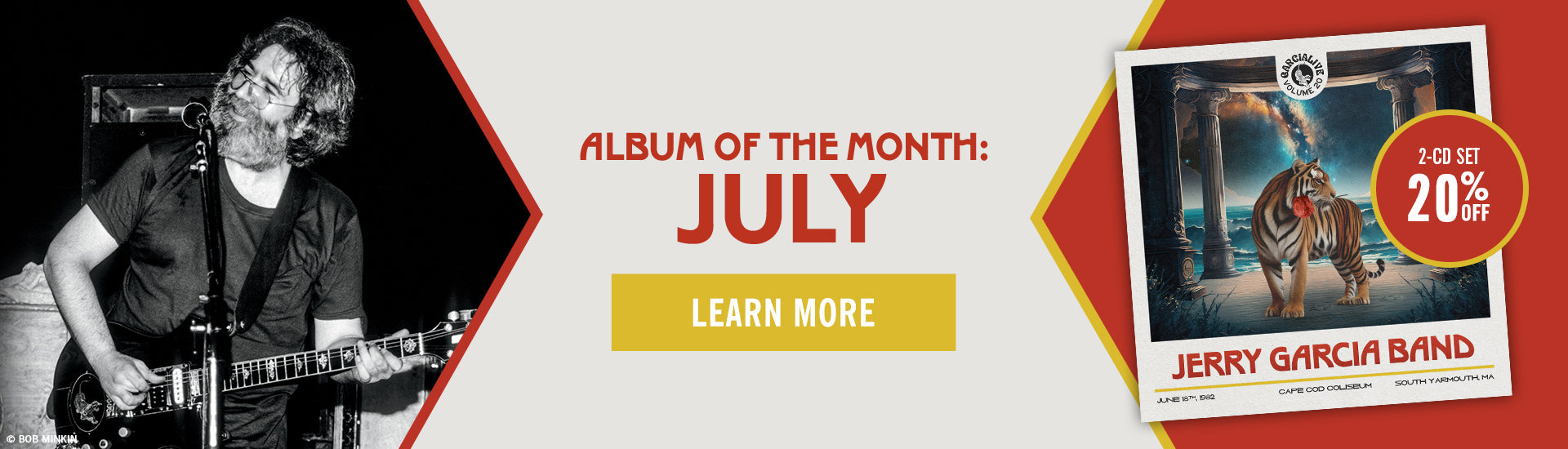 Album of the Month: July | 2-CD Set 20% Off | GarciaLive Volume 20 | Learn More