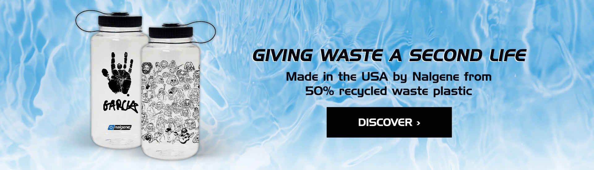 Giving Waste a Second Life - Made in the USA by Nalgene from 50% recycled waste plastic | Discover