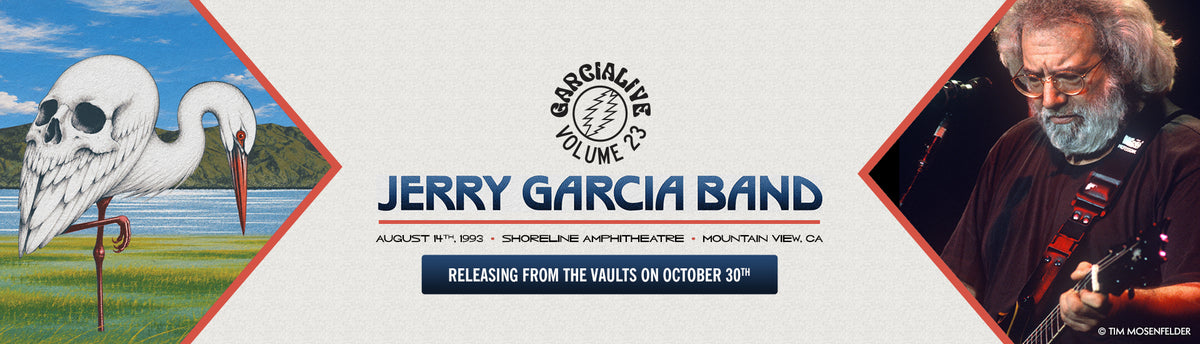 Jerry Garcia Band - GarciaLive Volume 23; August 14th, 1993, Shoreline Amphithetre, Mountain View, CA - Releasing From The Vaults on October 30th