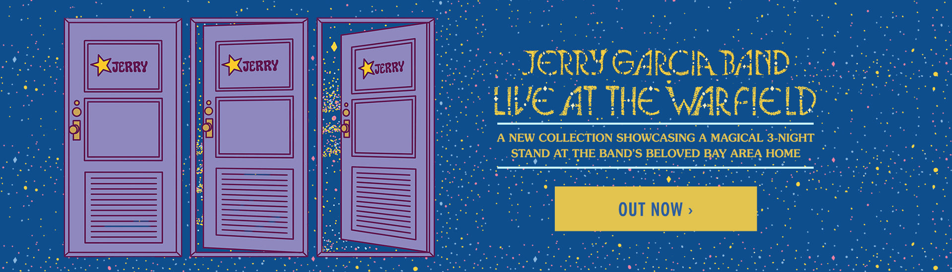 Jerry Garcia Band, Live at the Warfield. Out now.