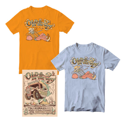 Old & In the Way Live at Sonoma State T-Shirt & Poster