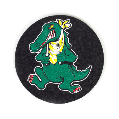 Alligator Recycled Rubber Coaster