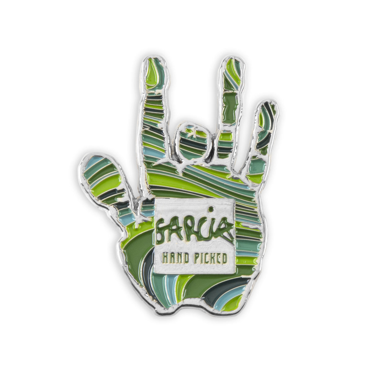 Garcia Hand Picked Handprint Pin
