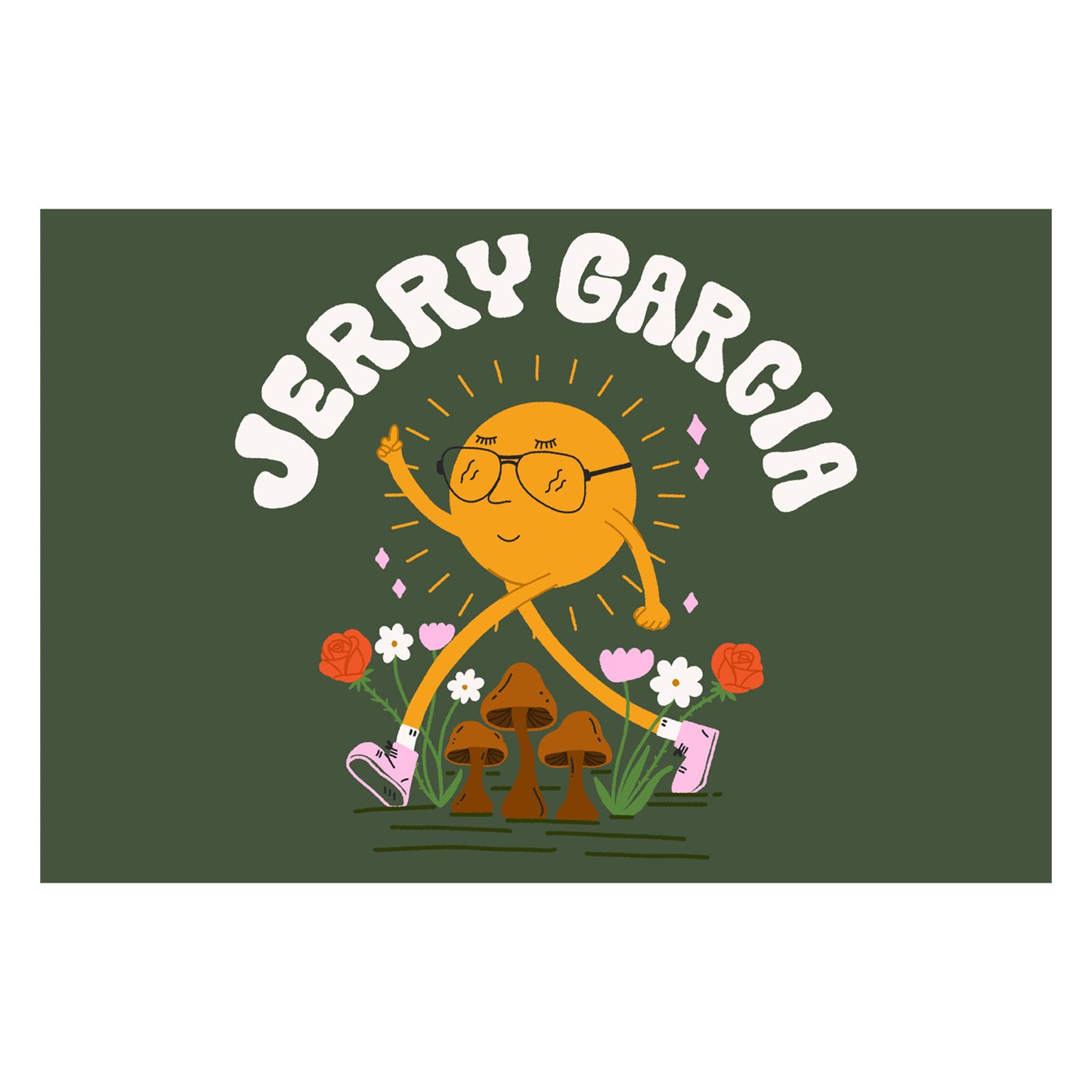 Jerry Garcia Postcard Set  9 pack