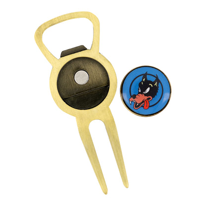 Wolf Divot Tool & Bottle Opener