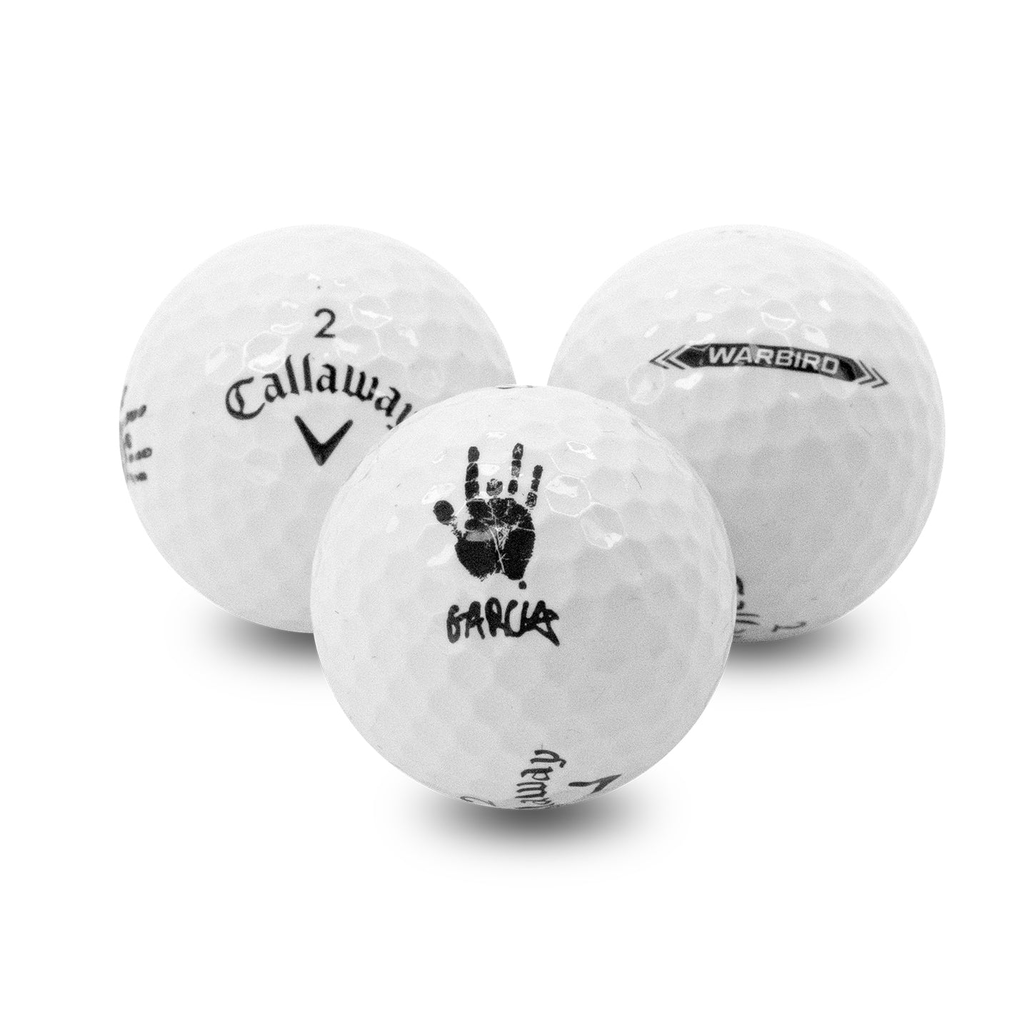 Jerry Garcia Handprint Golf Balls
