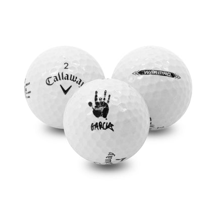 Jerry Garcia Handprint Golf Balls