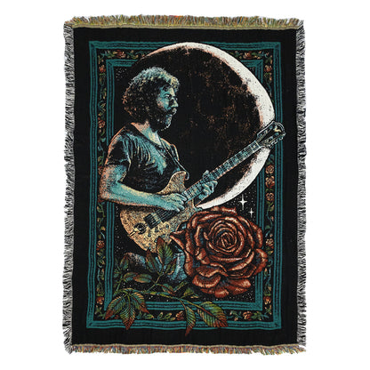 Scarlet Moon Woven Blanket