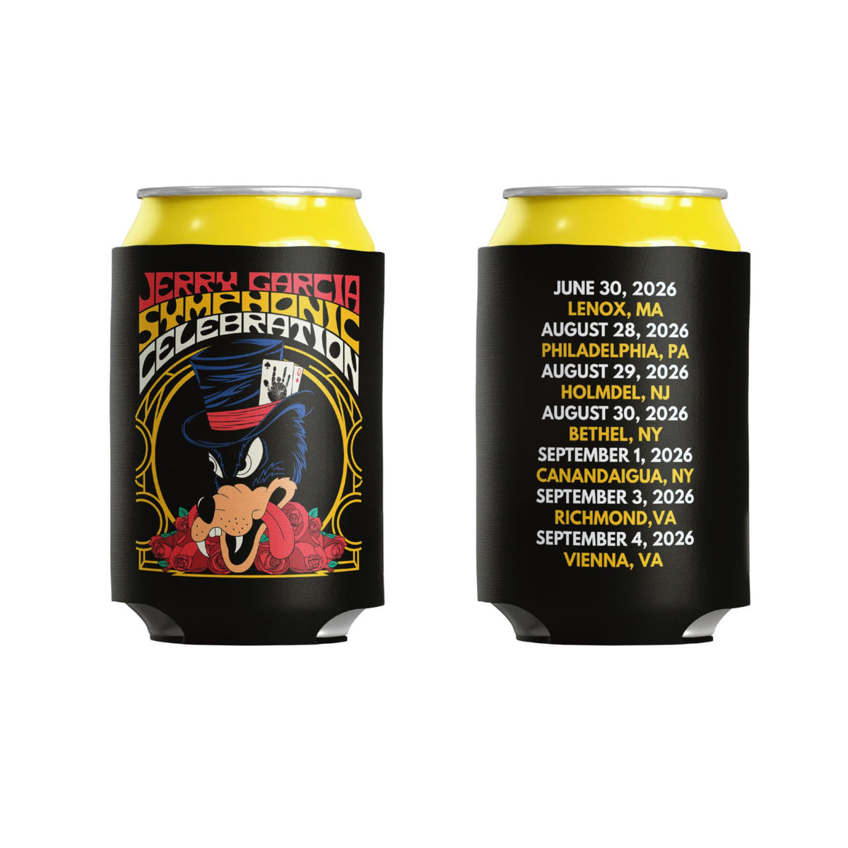 Jerry Garcia Symphonic Celebration 2026 Koozie