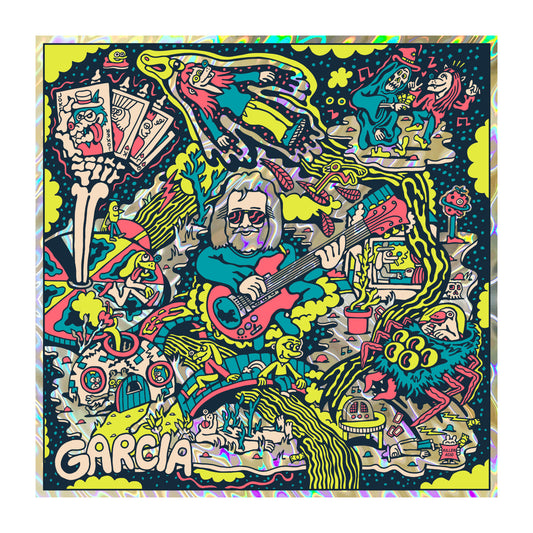 Garcia (Bicycle Day 2023) Lava Foil by Killer Acid  Limited Edition Print