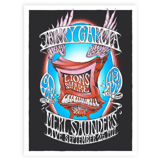Jerry Garcia & Merl Saunders Lion's Share '71 Poster