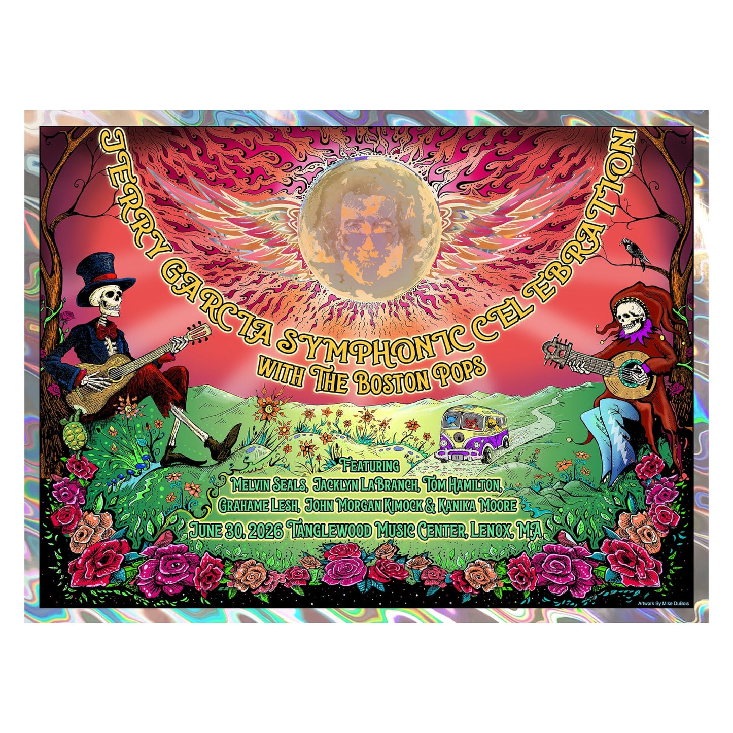 Jerry Garcia Symphonic Celebration 2026 Tanglewood Poster