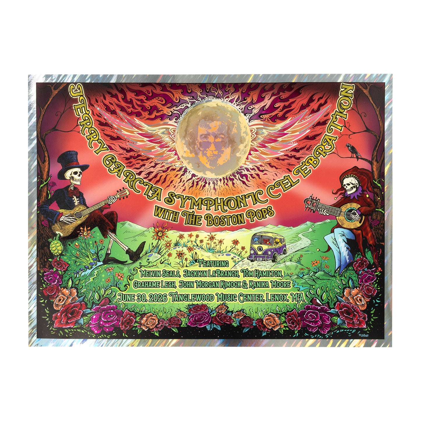Jerry Garcia Symphonic Celebration 2026 Tanglewood Poster