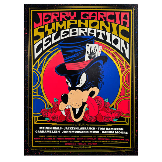 Jerry Garcia Symphonic Celebration 2026 Tour Poster