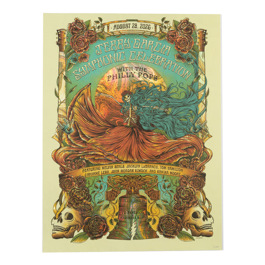 Jerry Garcia Symphonic Celebration 2026 Mann Center Poster