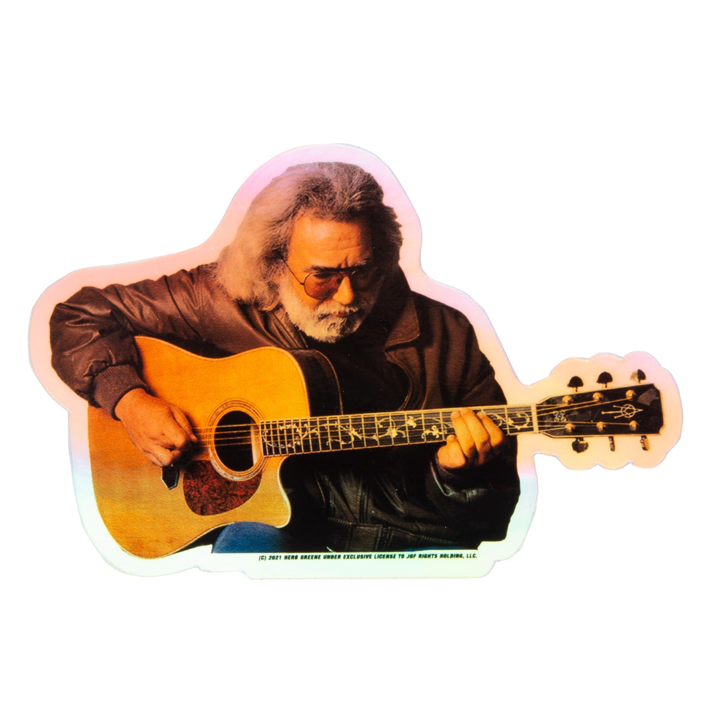 Acoustic Jerry Holographic Sticker