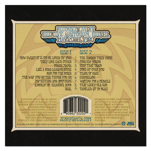 Jerry Garcia Band - GarciaLive Volume 10: 5/20/90 2-CD Set