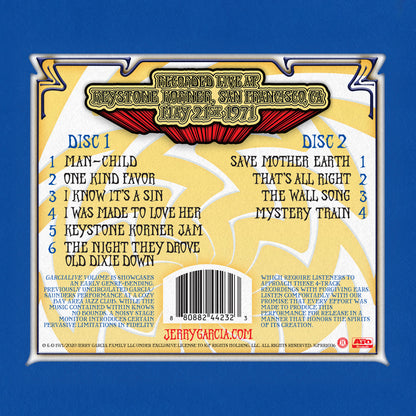 Jerry Garcia & Merl Saunders - GarciaLive Volume 15: 05/21/71 2-CD Set or Digital Download