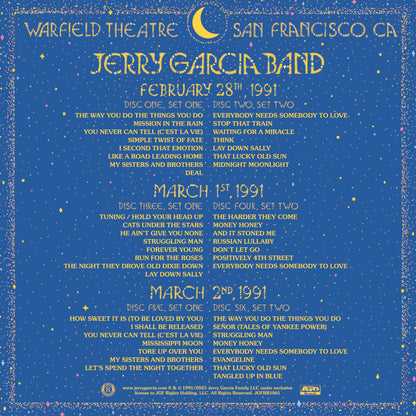 Live at The Warfield 6-CD Set or Digital Download