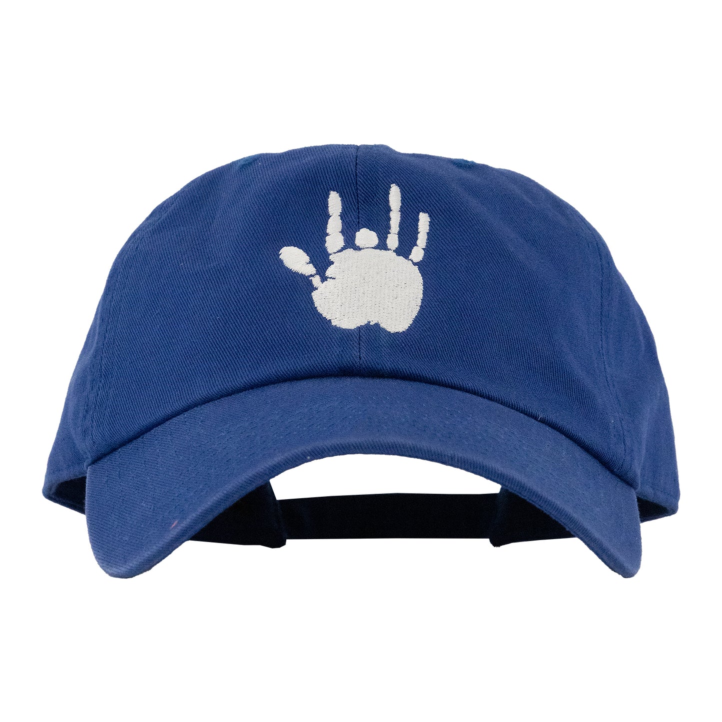 Jerry Garcia Handprint '47 Brand Baseball Hat Royal Blue/White