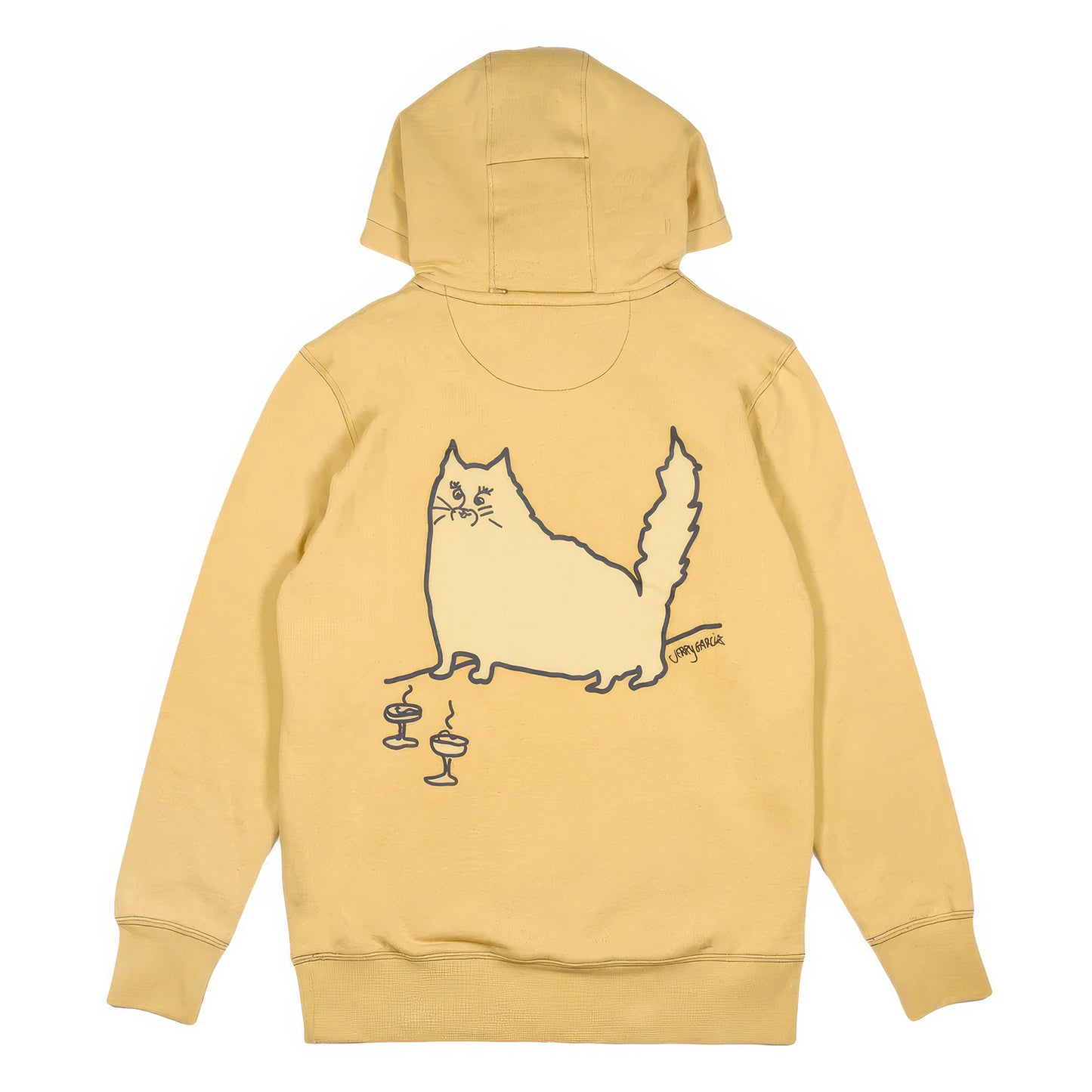 Grassroots California x Jerry Garcia Cat Sketch Pullover Hoodie