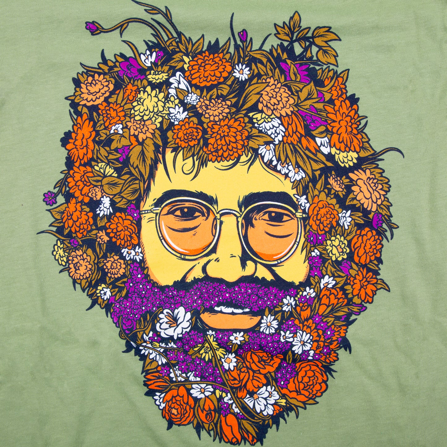 Jerry In Bloom Organic Shortsleeve T-Shirt
