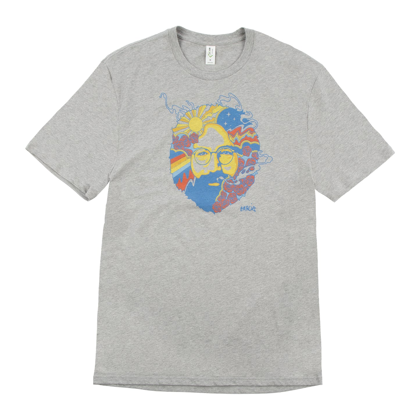 Celestial Jerry Organic T-Shirt in Grey