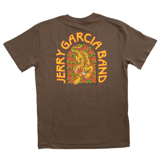 Jerry Garcia Band Tiger & Roses Organic T-Shirt