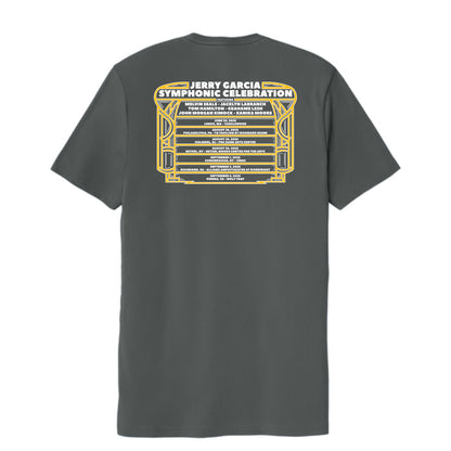 Jerry Garcia Symphonic Celebration 2026 Tour Organic T-Shirt