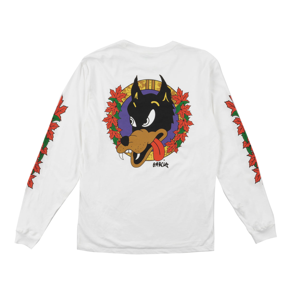 Woodgrain Wolf Longsleeve T-Shirt