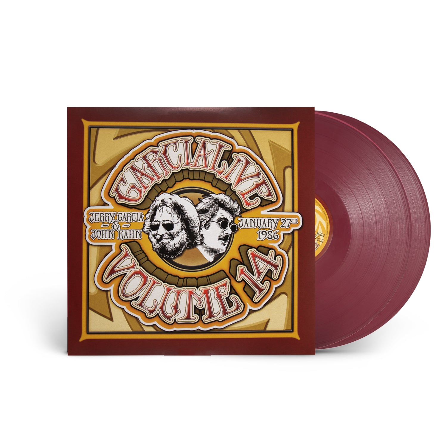 GarciaLive Volume 14: 1/27/86 Dark Red 2xLP – Garcia Family Provisions