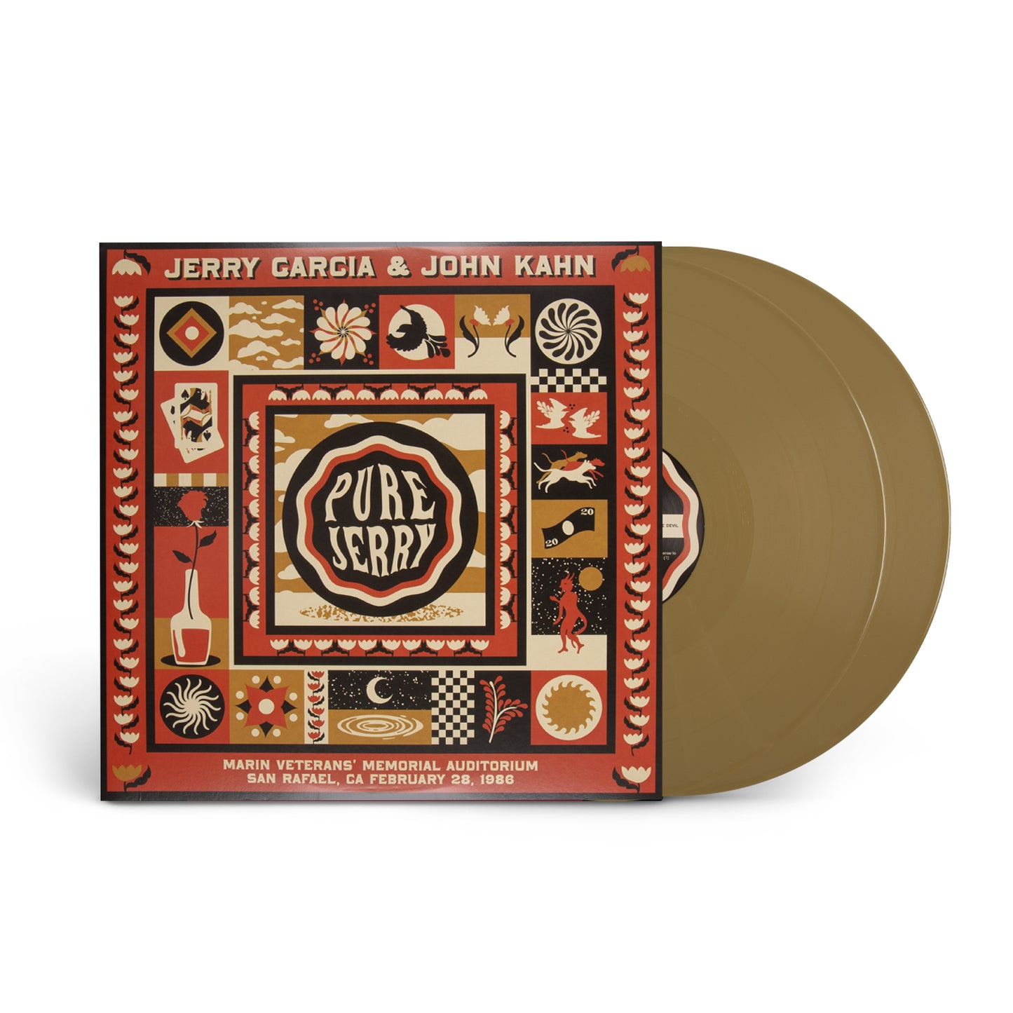 Pure Jerry: Marin Veterans' Memorial Auditorium, San Rafael, CA 2/28/86  Gold 2xLP