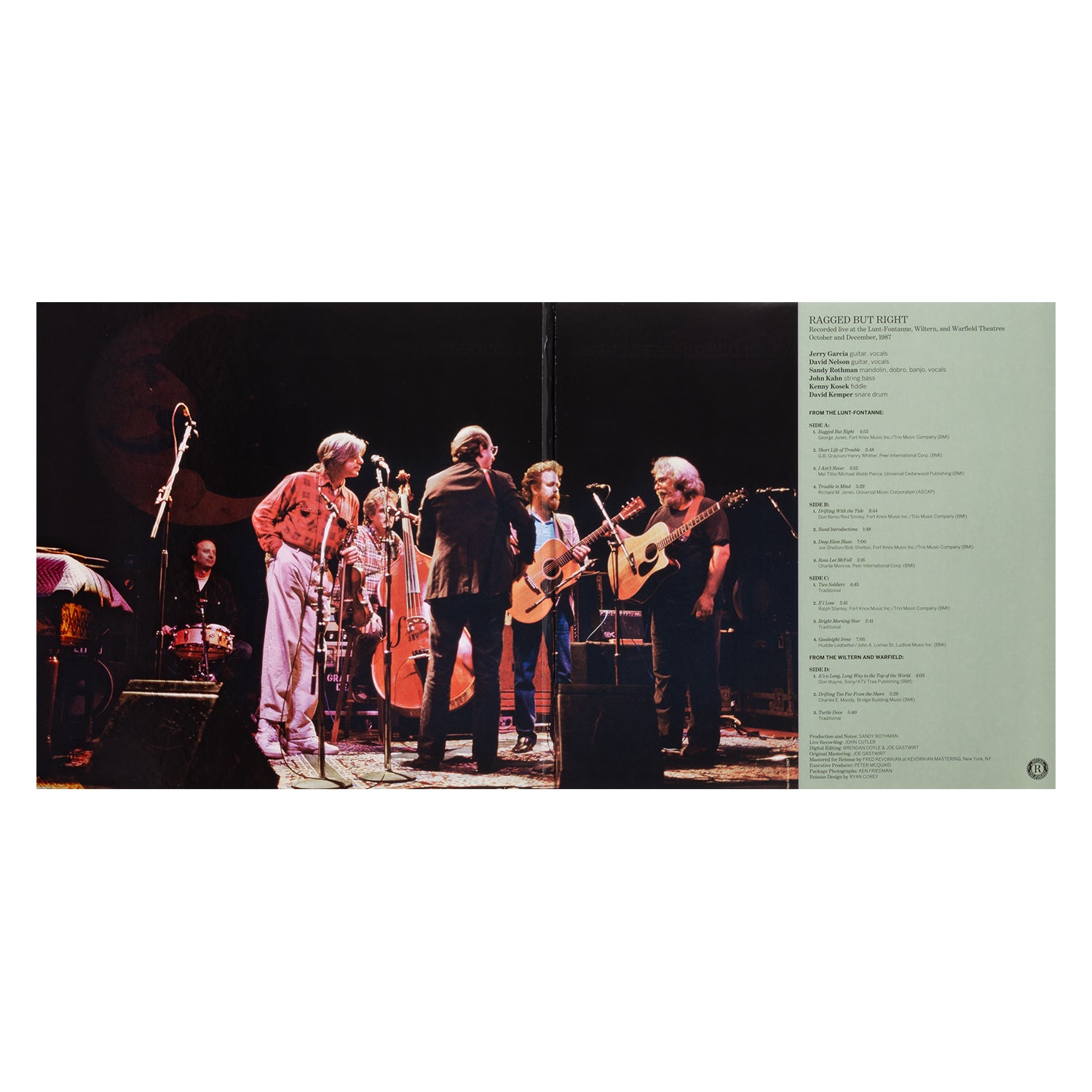 Ragged But Right 2xLP – Jerry Garcia Band | Garcia Family Provisions