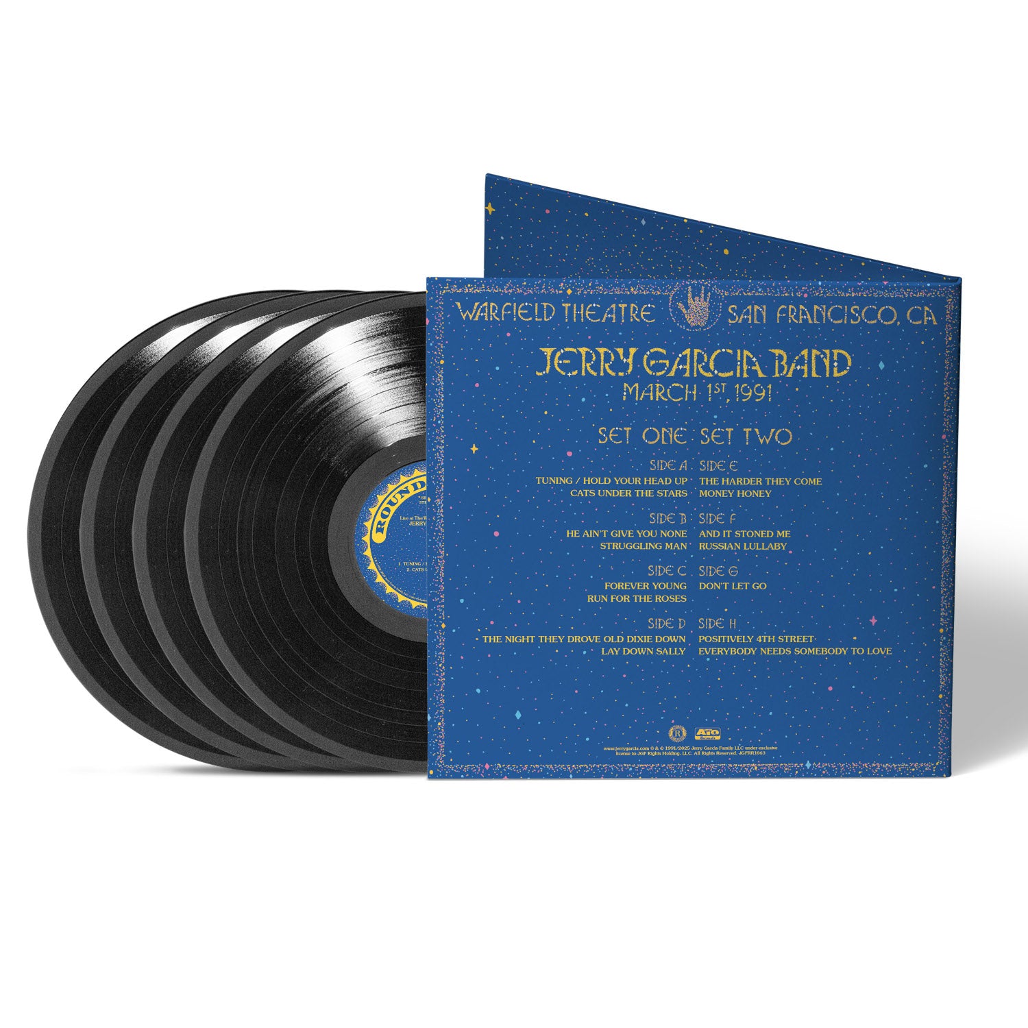 Live at the Warfield March 1 1991 4xLP – Garcia Family Provisions